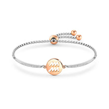 Load image into Gallery viewer, MILLELUCI BRACELET WITH CZ 028014/011 AQUARIUS