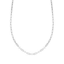 Load image into Gallery viewer, CHAINS OF STYLE NECKLACE S/STEEL CZ 029401/001