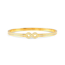 Load image into Gallery viewer, PRETTY BANGLES 029501/02/067 GOLD INFINITY WITH CZ
