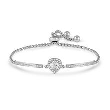 Load image into Gallery viewer, ROYAL DREAM BRACELET WITH CZ 029800/031 HEART