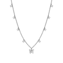 Load image into Gallery viewer, MYSOPHIE NECKLACE 029901/010 BUTTERFLY & CZ PENDANTS