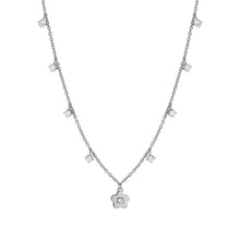 Load image into Gallery viewer, MYSOPHIE NECKLACE 029901/059 FLOWER & CZ PENDANTS