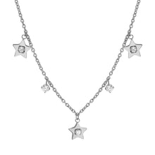 Load image into Gallery viewer, MYSOPHIE NECKLACE 029902/023 STARS & CZ PENDANTS