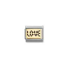 Load image into Gallery viewer, COMPOSABLE CLASSIC LINK 030166/70 DIGITAL LOVE IN 18K GOLD AND ENAMEL