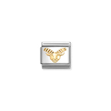 Load image into Gallery viewer, COMPOSABLE CLASSIC LINK 030167/10 CAPRICORN WITH ETCHED DETAIL IN 18K GOLD