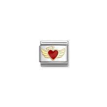 Load image into Gallery viewer, COMPOSABLE CLASSIC LINK 030207/52 ANGEL HEART IN GOLD