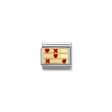 Load image into Gallery viewer, COMPOSABLE CLASSIC LINK 030284/71 LOVE WINS RED IN 18K GOLD & ENAMEL