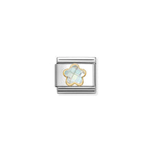 Load image into Gallery viewer, COMPOSABLE CLASSIC LINK 030615/010 WHITE CZ FLOWER IN 18K GOLD