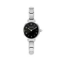 Load image into Gallery viewer, WATCH 076038/012 STAINLESS STEEL OVAL BLACK DIAL