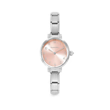 Load image into Gallery viewer, WATCH 076038/014 STAINLESS STEEL OVAL SUNRAY PINK DIAL