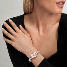 Load image into Gallery viewer, WATCH 076038/014 STAINLESS STEEL OVAL SUNRAY PINK DIAL