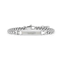 Load image into Gallery viewer, VIRTUS CODE BRACELET 1330105/001 STAINLESS STEEL CHAIN & WHITE DIAMONDS