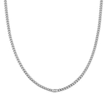 Load image into Gallery viewer, VIRTUS CODE NECKLACE 1330108/001 SLIM CHAIN WHITE DIAMOND