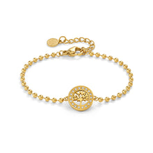 Load image into Gallery viewer, SOFFIO D'AMORE BRACELET 134006/017 GOLD TREE OF LIFE WITH CZ