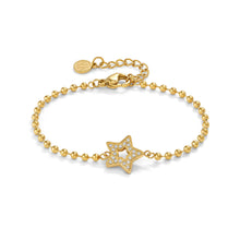 Load image into Gallery viewer, SOFFIO D'AMORE BRACELET 134006/023 GOLD STAR WITH CZ