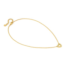 Load image into Gallery viewer, SOFFIO D'AMORE NECKLACE 134007/022 GOLD CZ HEART PENDANT