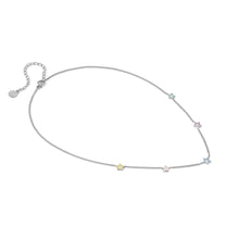 Load image into Gallery viewer, FAIRYICONS STAINLESS STEEL NECKLACE 134103/023 MULTI STAR WITH ENAMEL