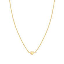 Load image into Gallery viewer, FAIRYICONS GOLD NECKLACE 134108/022 HEART WITH PINK ENAMEL