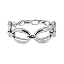 Load image into Gallery viewer, WEAR & STYLE BRACELET 134503/001 S/STEEL CURVED OVAL CHAINS
