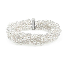 Load image into Gallery viewer, WEAR & STYLE BRACELET 134507/001 S/STEEL CRYSTAL PEARLS