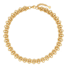 Load image into Gallery viewer, WEAR & STYLE NECKLACE 134508/012 GOLDEN CURVED LINK CHAIN