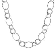 Load image into Gallery viewer, WEAR & STYLE NECKLACE 134512/001 S/STEEL HAMMERED LINK CHAIN
