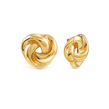 Load image into Gallery viewer, WEAR & STYLE EARRINGS 134517/012 GOLDEN KNOT