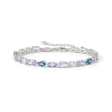 Load image into Gallery viewer, COLOUR WAVE BRACELET 149853/061 STERLING SILVER SOFT LAVENDER CZ