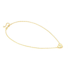 Load image into Gallery viewer, DOMINA NECKLACE GOLD WITH HEART PENDANT CZ 240402/031