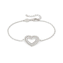 Load image into Gallery viewer, LOVECLOUD BRACELET SILVER WITH CZ 240502/009 HEART
