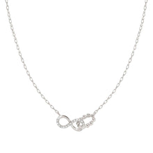 Load image into Gallery viewer, LOVECLOUD NECKLACE SILVER WITH CZ 240504/006 INFINITY
