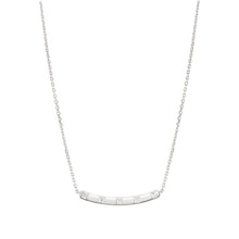 Load image into Gallery viewer, CARISMATICA NECKLACE 240902/031 SILVER BAR WITH CZ