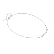 Load image into Gallery viewer, CARISMATICA NECKLACE 240902/031 SILVER BAR WITH CZ