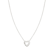 Load image into Gallery viewer, CARISMATICA NECKLACE 240903/033 SILVER HEART WITH CZ