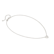 Load image into Gallery viewer, CARISMATICA NECKLACE 240903/033 SILVER HEART WITH CZ