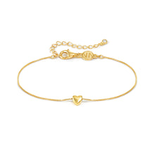 Load image into Gallery viewer, ARMONICA BRACELET 241302/006 GOLD HEART PENDANT