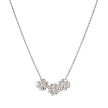 Load image into Gallery viewer, ARMONICA NECKLACE 241305/001 SILVER FOUR LEAF CLOVERS