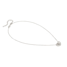 Load image into Gallery viewer, ARMONICA NECKLACE 241306/004 LARGE SILVER HEART PENDANT