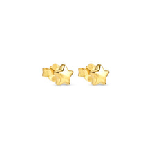Load image into Gallery viewer, ARMONICA EARRINGS 241307/009 SMALL GOLD STAR STUDS