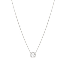 Load image into Gallery viewer, SEIDIVINA NECKLACE 241402/010 SILVER WHITE CZ PENDANT