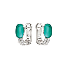 Load image into Gallery viewer, MYRADIANCE EARRINGS 241504/041 GREEN WITH CZ
