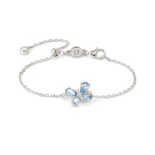 Load image into Gallery viewer, SHINE ME UP SILVER BRACELET 241901/005 BUTTERFLY WITH BLUE CZ