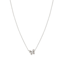 Load image into Gallery viewer, SWEETMADAME SILVER NECKLACE 242008/040 BUTTERFLY CZ PENDANT