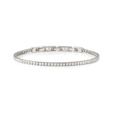 Load image into Gallery viewer, DAYTONIGHT SILVER TENNIS BRACELET 242102/010 WHITE CZ