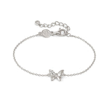 Load image into Gallery viewer, PETIT SPARKLE BRACELET 242300/040 STERLING SILVER BUTTERFLY WITH CZ