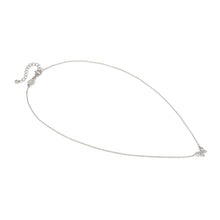Load image into Gallery viewer, PETIT SPARKLE NECKLACE 242303/040 STERLING SILVER BUTTERFLY WITH CZ