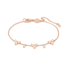 Load image into Gallery viewer, LIFE BOUQUET BRACELET 242504/011 ROSE GOLD & WHITE CZ