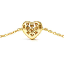 Load image into Gallery viewer, LIFEPOETRY BRACELET 242701/006 GOLD & WHITE CZ HEART PENDANT