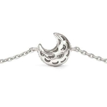 Load image into Gallery viewer, LIFEPOETRY BRACELET 242701/022 STERLING SILVER & WHITE CZ MOON PENDANT