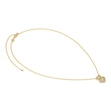 Load image into Gallery viewer, LIFEPOETRY NECKLACE 242706/006 GOLD & WHITE CZ DOUBLE HEART